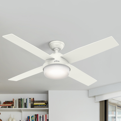 Hunter Fan Company Dempsey Fresh White LED Ceiling Fan by Hunter Fan Company 59252