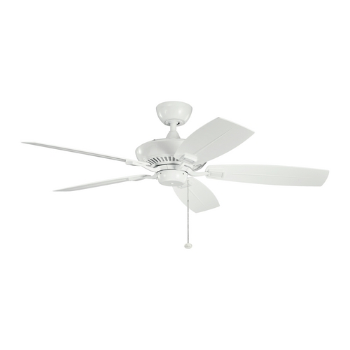Kichler Lighting Canfield Patio 52-Inch Fan in White by Kichler Lighting 310192WH