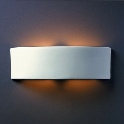 Justice Design Group Sconce Wall Light in Bisque Finish CER-5205-BIS