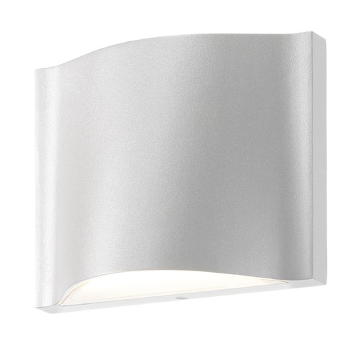 Sonneman Lighting Drift Textured White LED Outdoor Wall Light by Sonneman Lighting 7239.98-WL