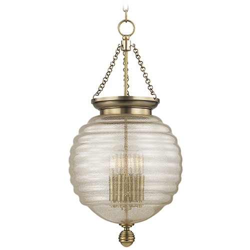 Hudson Valley Lighting Coolidge 4-Light Pendant in Aged Brass by Hudson Valley Lighting 3214-AGB