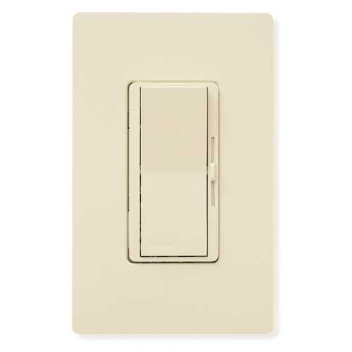 Lutron Dimmer Controls Diva CL Paddle LED Dimmer in Almond DVCL-153PH-AL
