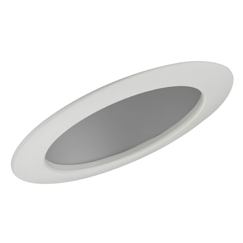Recesso Lighting by Dolan Designs Chrome Sloped Reflector Trim for 6-Inch Recessed Cans T660C-WH