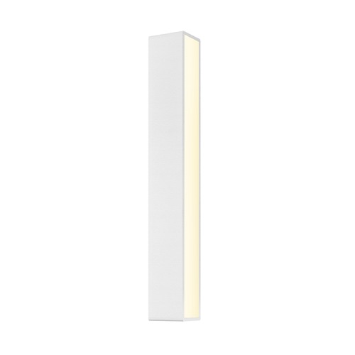 Sonneman Lighting Sideways Textured White LED Outdoor Wall Light by Sonneman Lighting 7254.98-WL