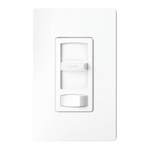 Lutron Dimmer Controls Skylark Contour CL Slide LED Dimmer in White CTCL-153PH-WH