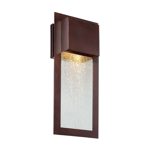 Minka Lavery Outdoor Wall Light with Clear Glass in Alder Bronze by Minka Lavery 72382-246