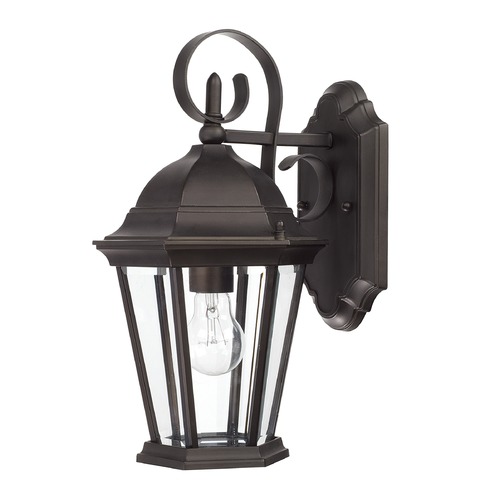 Capital Lighting Carriage House 15-In Outdoor Wall Light in Bronze by Capital Lighting 9726OB