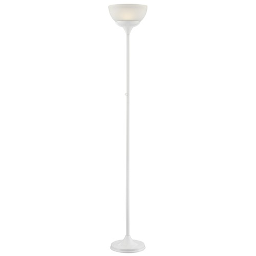 Lite Source Lighting Ward White LED Torchiere Lamp by Lite Source Lighting LS-83024WHT