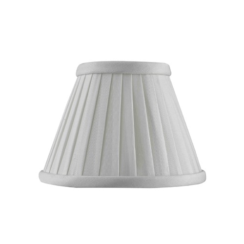 Design Classics Lighting Clip-On Empire Pleated White Lamp Shade SH9600