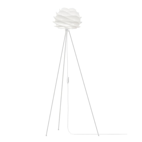 UMAGE UMAGE Matte White Floor Lamp with Abstract Shade 2057_4011