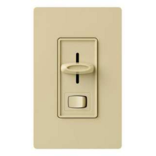 Lutron Dimmer Controls Skylark Contour CL Single Pole/3-Way LED Dimmer in Ivory CTCL-153P-H-IV