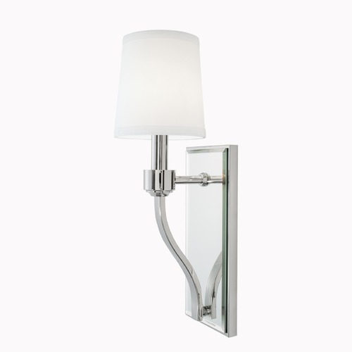 Norwell Lighting Norwell Lighting Roule Polished Nickel Sconce 5611-PN-WS
