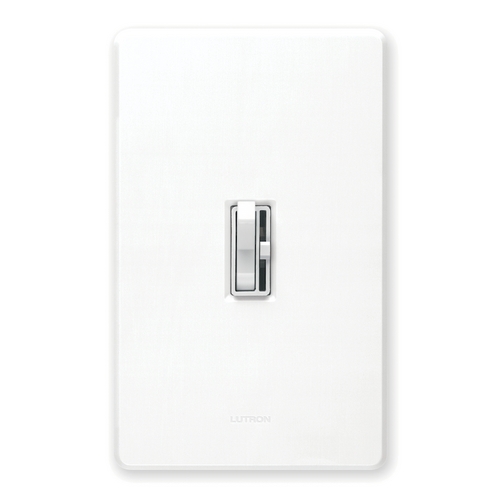 Lutron Dimmer Controls Ariadni Magnetic Low-Voltage Preset Toggle Dimmer in White 450W AYLV-603P-WH