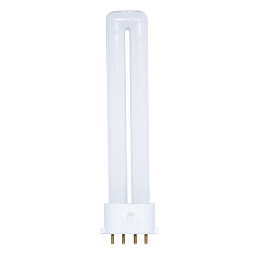 Satco Lighting Compact Fluorescent Twin Tube Light Bulb 4-Pin Base 4100K by Satco Lighting S6416