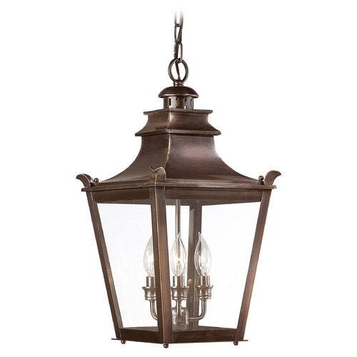 Troy Lighting Dorchester 22.25-Inch High Outdoor Hanging Light in English Bronze by Troy Lighting F9498EB