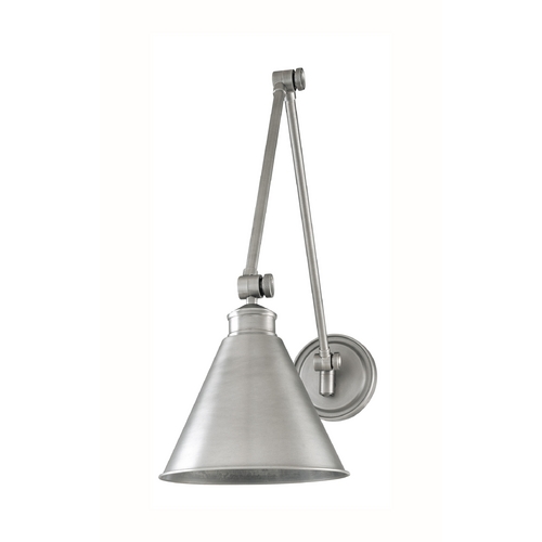 Hudson Valley Lighting Exeter Swing Arm Lamp in Antique Nickel by Hudson Valley Lighting 4721-AN