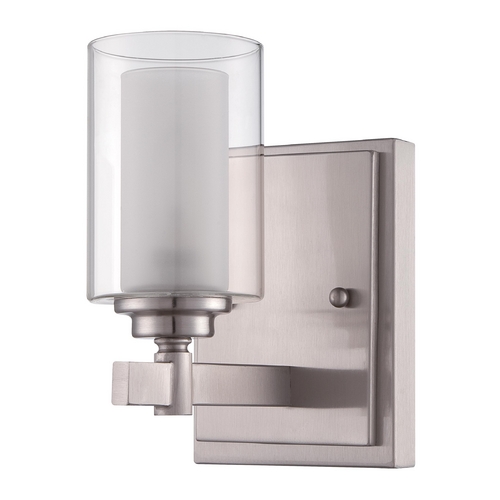 Craftmade Lighting Celeste 8-Inch Brushed Polished Nickel Wall Sconce by Craftmade Lighting 16705BNK1