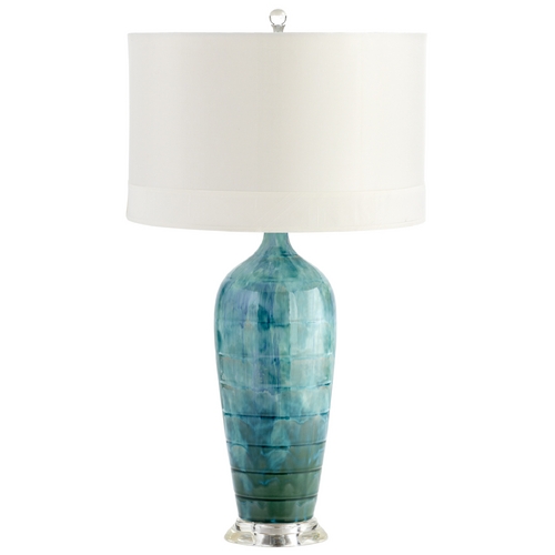 Cyan Design Elysia Blue Glaze Table Lamp by Cyan Design 5212