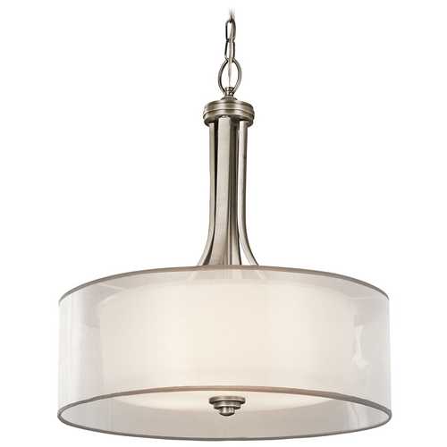 Kichler Lighting Lacey 20-Inch Drum Pendant in Antique Pewter by Kichler Lighting 42385AP