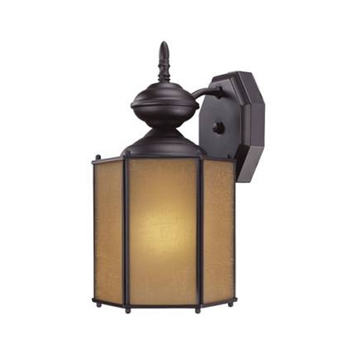 Design Classics Lighting Bronze Outdoor Wall Light with Compact Fluorescent Light Bulb 322ES-1-BZ