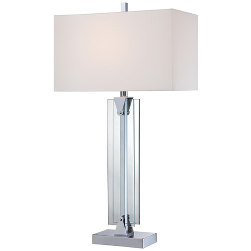 George Kovacs Lighting 31.50-Inch Table Lamp in Chrome by George Kovacs P1608-077