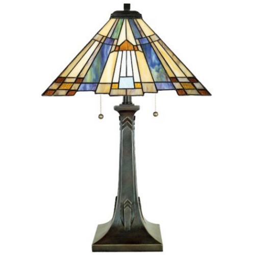 Quoizel Lighting Inglenook Table Lamp in Valiant Bronze by Quoizel Lighting TFT16191A1VA