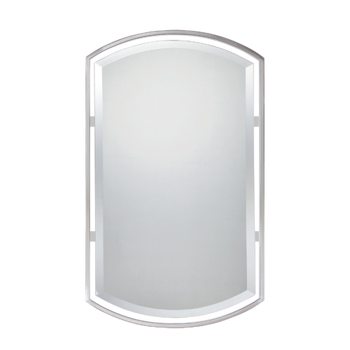 Quoizel Lighting Breckenridge 21-Inch Mirror in Brushed Nickel by Quoizel Lighting QR1419BN