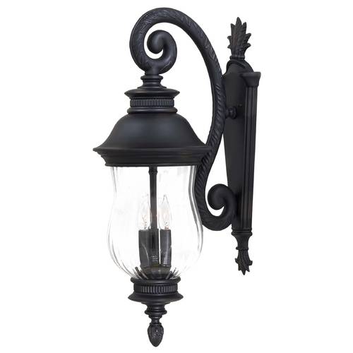 Minka Lavery Outdoor Wall Light with Clear Glass in Heritage by Minka Lavery 8902-94