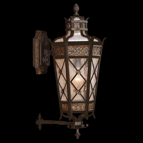 Fine Art Lamps Fine Art Lamps Chateau Outdoor Umber Patina with Gold Accents Outdoor Wall Light 404381ST