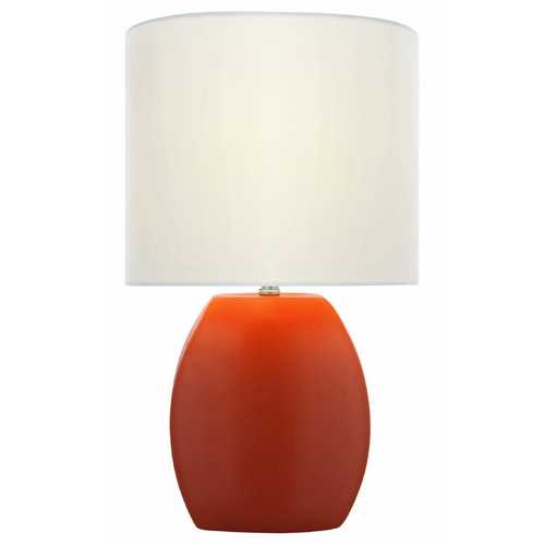 Lite Source Lighting Reiko Orange Table Lamp by Lite Source Lighting LS-21506ORN