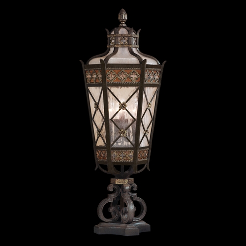 Fine Art Lamps Fine Art Lamps Chateau Outdoor Umber Patina with Gold Accents Post Lighting 403983ST