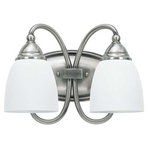 Antique Brushed Nickel Twolight Bathroom Light 44105Ble965