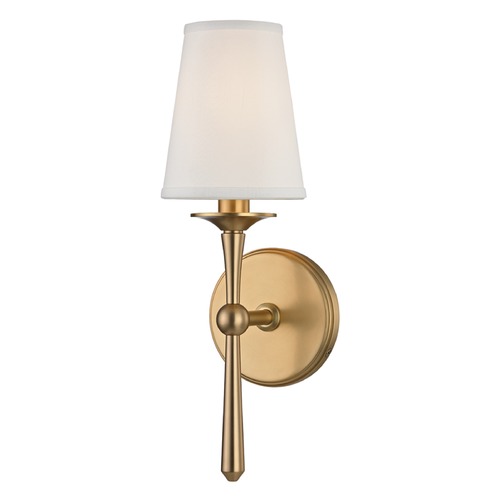 Hudson Valley Lighting Islip Aged Brass Sconce by Hudson Valley Lighting 9210-AGB