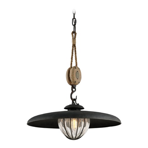 Troy Lighting Murphy 24-Inch Wide Pendant in Vintage Iron by Troy Lighting F4906
