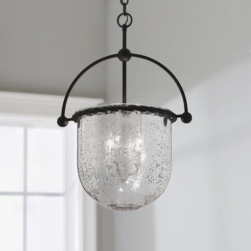 Troy Lighting Mercury 17-Inch Wide Pendant in Old Iron by Troy Lighting F2564