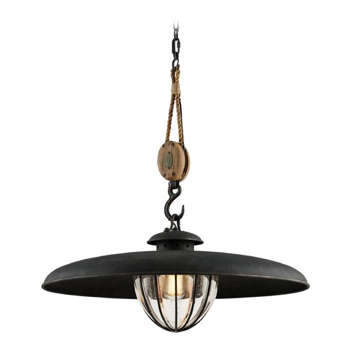 Troy Lighting Murphy 32-Inch Wide Pendant in Vintage Iron by Troy Lighting F4907