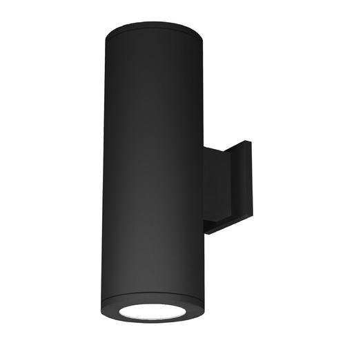 WAC Lighting 6-Inch Black LED Tube Architectural Up/Down Wall Light 2700K 4450LM by WAC Lighting DS-WD06-F27A-BK