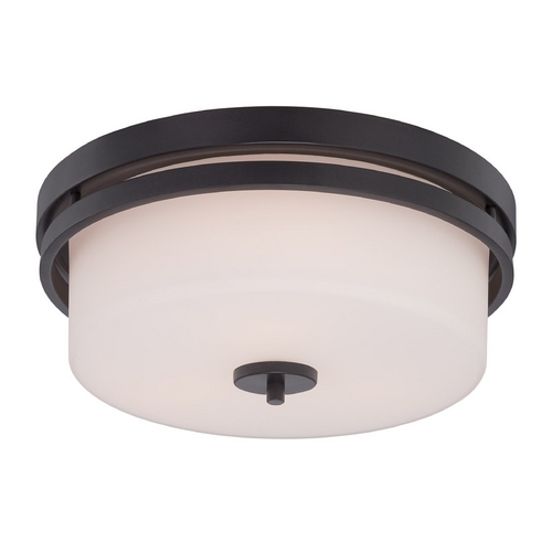 Nuvo Lighting Flush Mount in Aged Bronze by Nuvo Lighting 60/5307