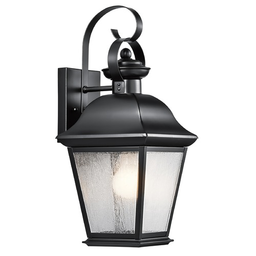 Kichler Lighting Mount Vernon 16.75-Inch Outdoor Wall Light in Black by Kichler Lighting 9708BK