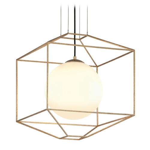 Troy Lighting Silhouette Gold Leaf Pendant by Troy Lighting F5214