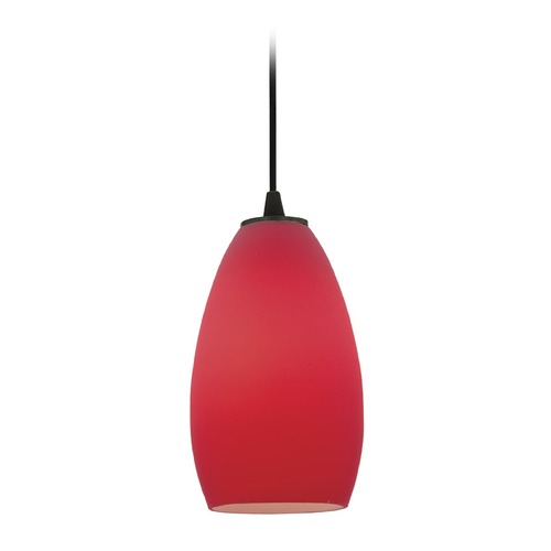 Access Lighting Champagne Oil Rubbed Bronze LED Mini Pendant by Access Lighting 28012-3C-ORB/RED