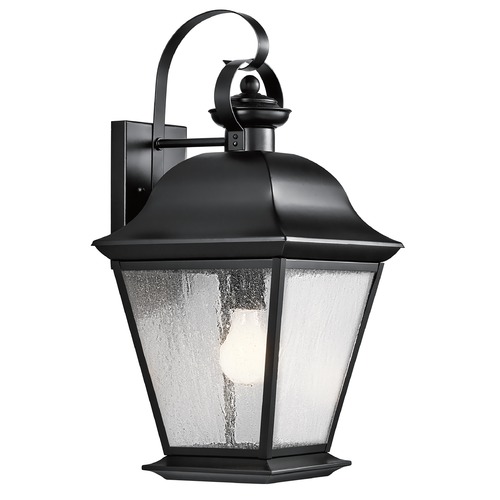 Kichler Lighting Mount Vernon 19.50-Inch Outdoor Wall Light in Black by Kichler Lighting 9709BK