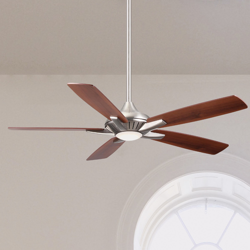 Minka Aire Dyno 52-Inch LED Fan in Brushed Nickel by Minka Aire F1000-BN