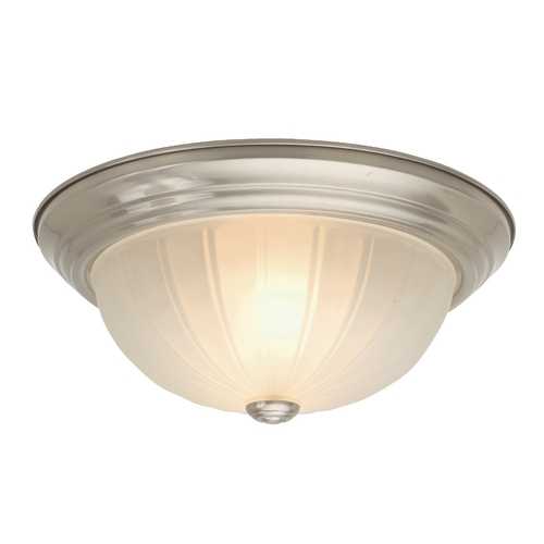 Design Classics Lighting 13-Inch Flushmount Ceiling Light 913ES-MF/SN  (SA 60-447)