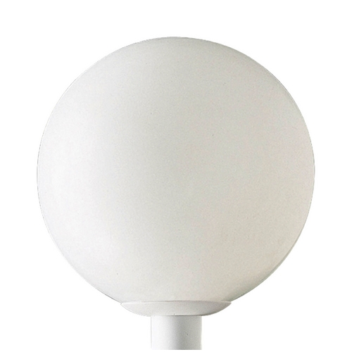 Progress Lighting White Acrylic Globe Post Light in White by Progress Lighting P5436-60