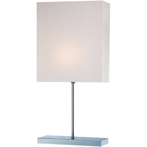 Lite Source Table Lamp in Chrome