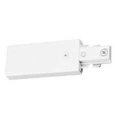 Juno Lighting Group Juno Trac-Lites White End Feed Connector R38 WH