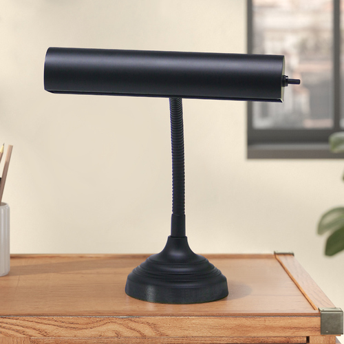 House of Troy Lighting Advent Piano Lamp in Black by House of Troy Lighting AP10-20-7