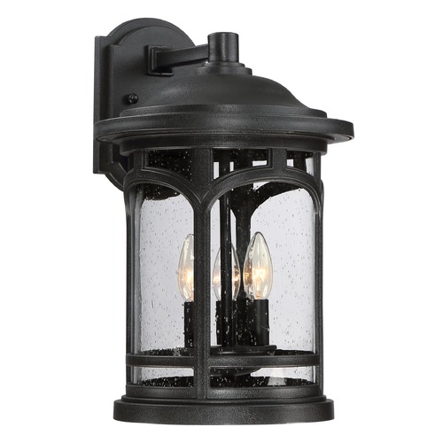 Quoizel Lighting Marblehead Outdoor Wall Light in Black by Quoizel Lighting MBH8411K