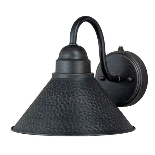 Vaxcel Lighting Outland Aged Iron Outdoor Wall Light by Vaxcel Lighting T0197